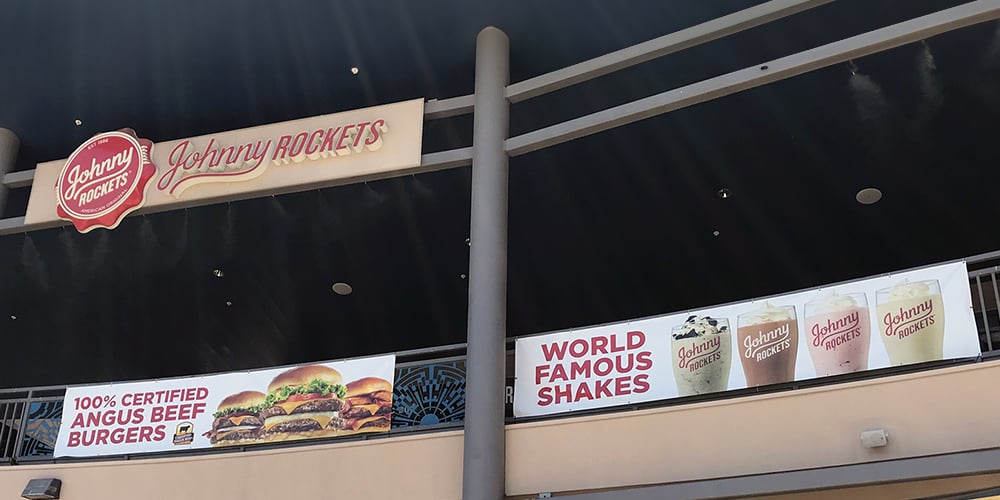 Artisan Colour outdoor signage for Johnny Rockets